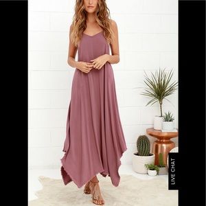 Others Follow Kiara Mauve Maxi Dress